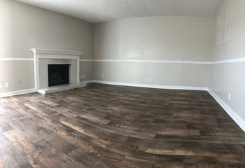 Wood inspired plank flooring